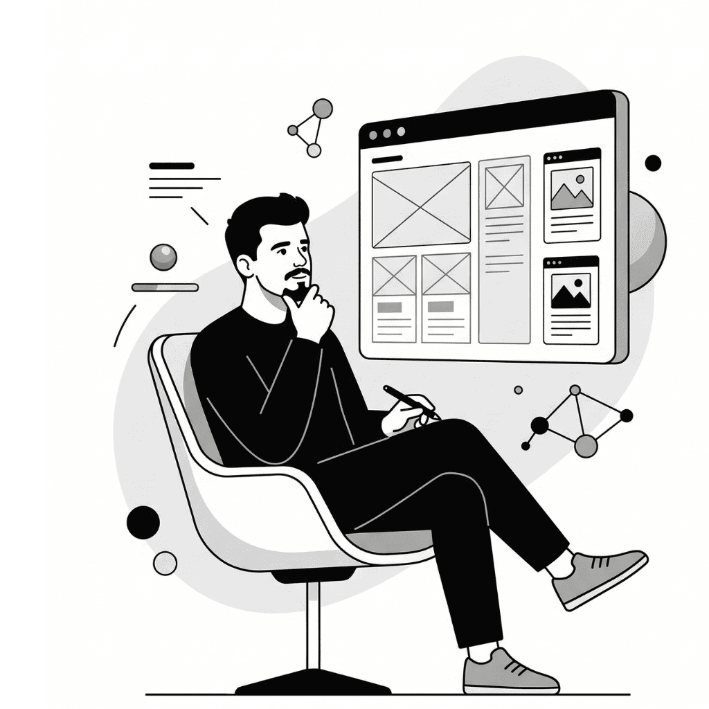 Diseñador Web pensando