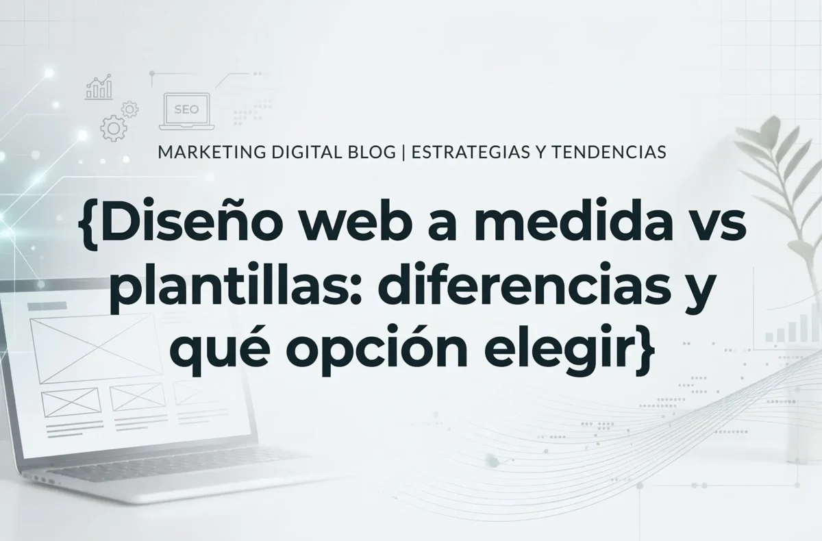 Diseño web a medida vs Plantilla